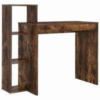escritorio roble ahumado madera de ingenieria 100 x 40 x 90 cm vidaxl