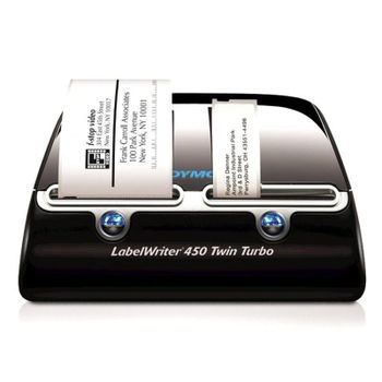 Dymo LabelWriter 450 Twin Turbo Impresora de Etiquetas Térmica Negro/Plata