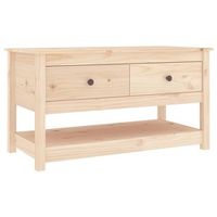 mesa de centro 49x102x55 cm madera - marron
