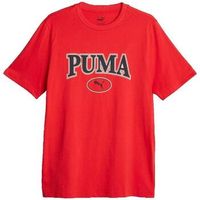 puma camiseta t-shirt squad rouge para hombre