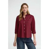 polo club camisa rigby go loose cotton linen w para mujer