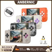 consola de juegos retro portatil anbernic rg28xx pantalla ips de 283 pulgadas linux de 64 bits bateria de 3100 mah compatible con wifi salida hd inalambrica para tv