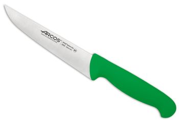 Cuchillo cocina de acero inoxidable nitrum de 150 mm mango verde
