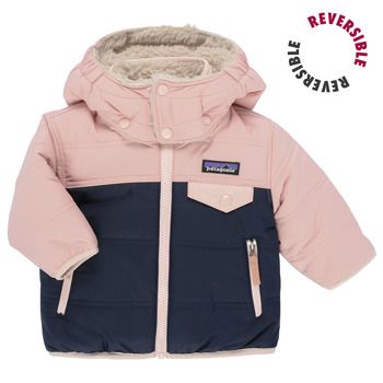 Patagonia Abrigo de plumas BABY REVERSIBLE TRIBBLES HOODY para niña