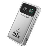 movespeed m25pro 145w 25000mah banco de energia con pantalla led bateria externa suministro de energia con 1 entrada y 3