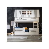 lifetime adventure hangout kids bed with treehouse den - lifetime white