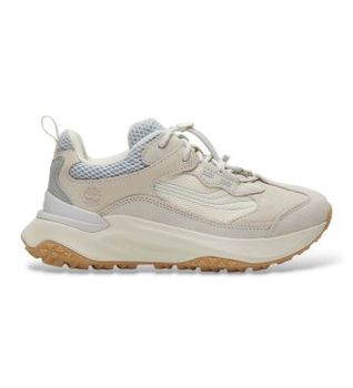 Timberland para mujer. TB0A41T8EUP1 Zapatillas de Piel impermeables Motion Access beige (39.5 W), Plano, 1 a 3cm, Cordones, Casual