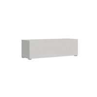 mueble tv abatible con paso de cables l1336 h40 p392 con patas fresno blanco