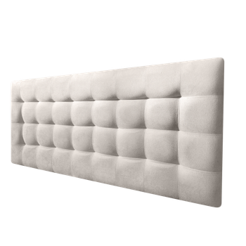 Cabecero Cama Canadá Deluxe Tapizado Tejido Antimanchas Beige 120x70cm