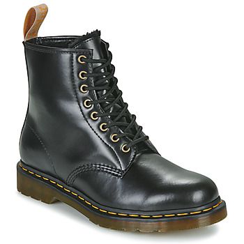 Dr. Martens Botines VEGAN 1460 BLACK NORFOLK para mujer