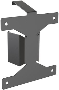 IIYAMA BLACK VESA MOUNT BRACKET FOR SFF (SMALL FORM FACTOR) PC/MEDIA PLAYER, FITS FOR 2023 SQUARE SHAPE NECK (MD BRPCV06)
