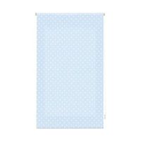 estor enrollable premium - estor enrollable tamano 140x180 - estor premium color azul con motas blancas  blindecor