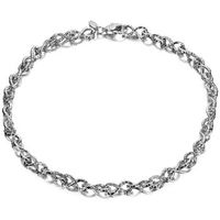 jorge revilla collar collar infinito en plata de ley 925 para mujer