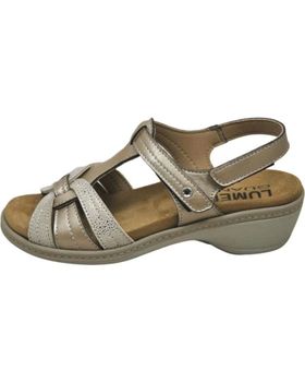 de LUMEL SANDALIA PARA PLANTILLAS PODOLOGICAS MUJER 120-5393 M CREAM ESTRELLA 525-746