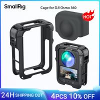 jaula smallrig para dji osmo 360 con cubierta de lente de silicona tornillo de 14 -20 con pasadores antitorsion zapata fria ultraligera 48g -5704
