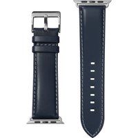 laut apple watch 42  44 mm oxford leather loop strap - indigo small indigo
