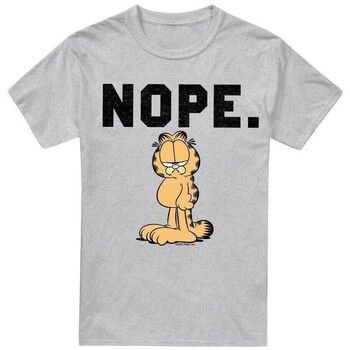 Garfield Camiseta Nope para hombre