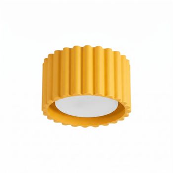 Plafone amarillo aluminio alt. 6 cm
