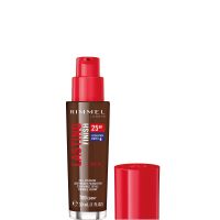 rimmel london lasting finish 25h with comfort serum foundation - ebony