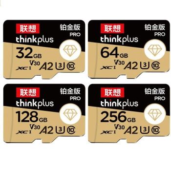 Lenovo Thinkplus U3 A2 C10 Platino TF Tarjeta 32 GB/64 GB/128 GB/256 GB Tarjeta SD Mini de alta velocidad Memoria flash