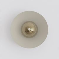 aplique de pared osum s beis ambar