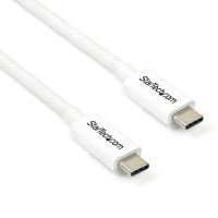 cable startechcom thunderbolt 3 pasivo 2m 20gbps pd 100w 4k blanco