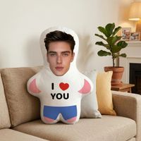 mini peluche personalizado con foto y la frase te amo regalo perfecto para parejas poliester suave