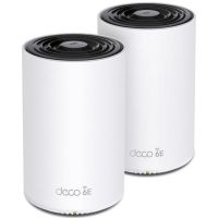 wifi mesh tp-link deco xe75 2 nodos 5400 mbps 510 m con alexa y homeshield