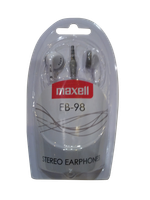 maxell m500 - auriculares de boton color blanco