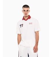 ea7 para hombre 7m001416af13537 polo graphic series blanco l casual deportivo poliester manga corta