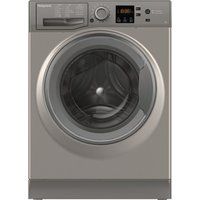 hotpoint nswr 743u gk uk 7 kg 1400 spin washing machine - graphite graphite