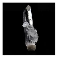 cuartzo biterminado - piedra natural de la mina gardette bourg doisans isere francia - curacion y cristal de energia positiva  1621 ct -