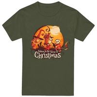 nightmare before christmas camiseta believe in the terror para hombre