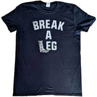 foo fighters tops y camisetas break a leg para mujer
