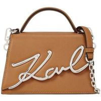 karl lagerfeld bandolera bolso bandolera essentials marron para mujer
