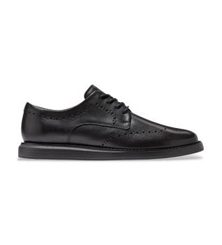 Cole Haan para hombre. C45031 Zapatos de Piel Grand Neoclassic Flexcraft Wingtip Oxford negro (41), Plano, Cordones, Casual, Clásico