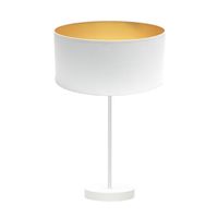sobremesa alto anuska 1xe27 blancoblanco-oro 62x30x30 cm