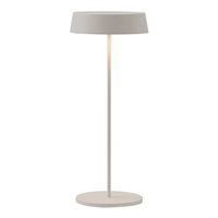 lampara de mesa led blanca recargable y regulable inemuri