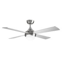 ventilador de techo orbegozo cp 129120 motor dc 4 aspas 6 velocidades led 24w plata
