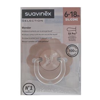 Suavinex Chupete Wonder Color:Gray Clouds 6-18m 1ud