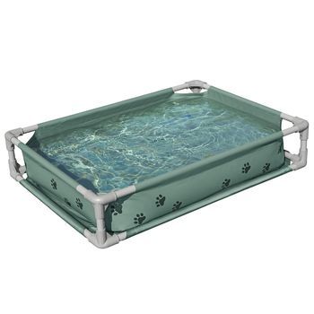 Piscina Para Mascotas Sobre El Suelo Verde 102 X 74 X 20 Cm Bestway