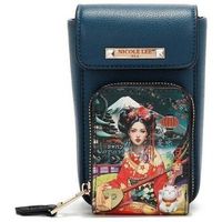 nicole lee bolso funda de telefono cruzada con solapa akiko la belleza para mujer