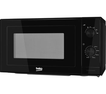 BEKO MOC20100B Compact Solo Microwave - Black, Black