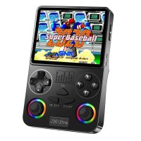 128g consola de juegos portatil j36ultrapantalla de 35 pulgadas con joystick rgbprocesador a7 de 8 nucleosbateria