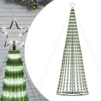 arbol de navidad led 688 leds blanco frio 300 cm vidaxl