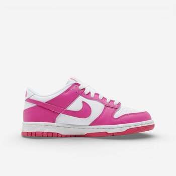 Nike Zapatillas Dunk Low Laser Fuchsia (GS) para mujer