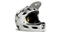 casco con mentonera extraible met parachute mcr mips matte white