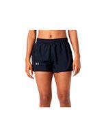pantalon de running under armour fly by 2-in-1 shorts mujer negro
