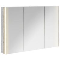 armario con espejo de bano gris sonoma 1035 x 155 x 70 cm vidaxl