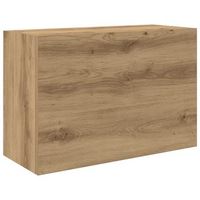 mueble de pared bano  armario de bano madera ingenieria roble artisan 60x25x40cm